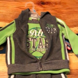 3 piece boys pants set